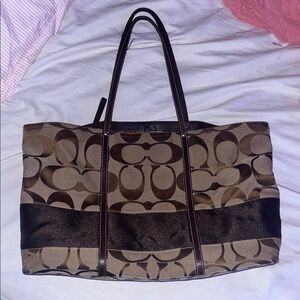 Vintage Coach Tote Bag